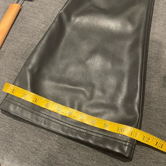 House of CB Mistress Rocks faux leather flare pants - Picture 7 of 11